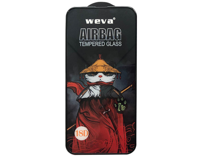 Защитное стекло Weva AirBag iPhone 14 /13 /13 Pro /16e, Black 