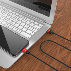 Кабель USB Borofone BX28 Dignity USB to Type-C (1m) Metal gray