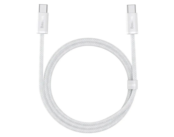 Кабель USB-C Baseus Dynamic Series Type-C to Type-C (100W/1m) White (CALD000216)  