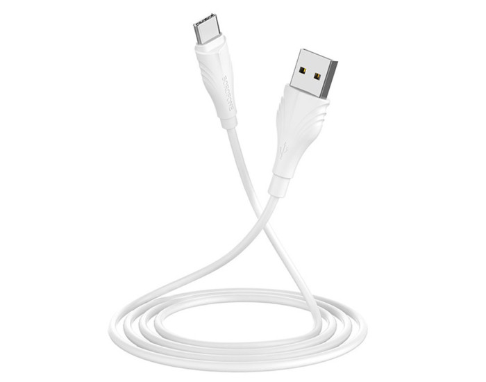 Кабель USB Borofone BX18 Optimal USB to Type-C (1m) белый