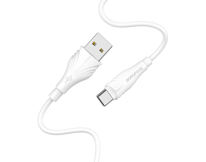Кабель USB Borofone BX18 Optimal USB to Type-C (1m) белый