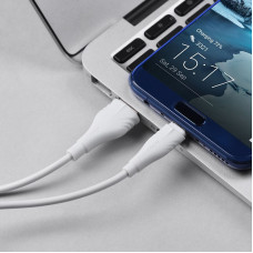 Кабель USB Borofone BX18 Optimal USB to Type-C (1m) белый