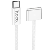 Кабель USB Hoco X103 Magnetic Type-C to Mag3, 140W, White