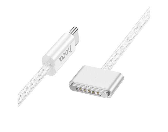 Кабель USB Hoco X103 Magnetic Type-C to Mag3 (140W/2m) White