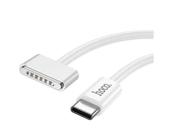Кабель USB Hoco X103 Magnetic Type-C to Mag3 (140W/2m) White