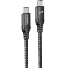 Кабель USB-C Borofone BX56 Delightful Type-C to Type-C (60W/3A/1.5m) черный