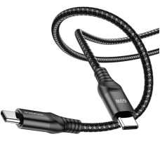 Кабель USB-C Borofone BX56 Delightful Type-C to Type-C (60W/3A/1.5m) черный