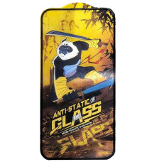 Защитное стекло 5D Anti-static Panda iPhone 15 Pro, Черный