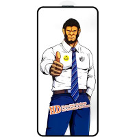 Защитное стекло 5D Anti-static Pro iPhone 16 Pro Max. Черный