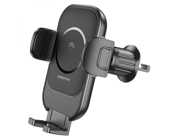 Автотримач Borofone BH204 Blue Charm Wireless 15W (Чорний)