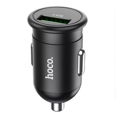 Автомобильное зарядное устройство Hoco Z43 Mighty Single Port Car Charger (1USB/18W/QC3.0) Черный