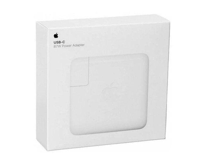 Мережеве зарядний пристрій 87W USB-C Power Adapter Apple (AAA) (box) (White)