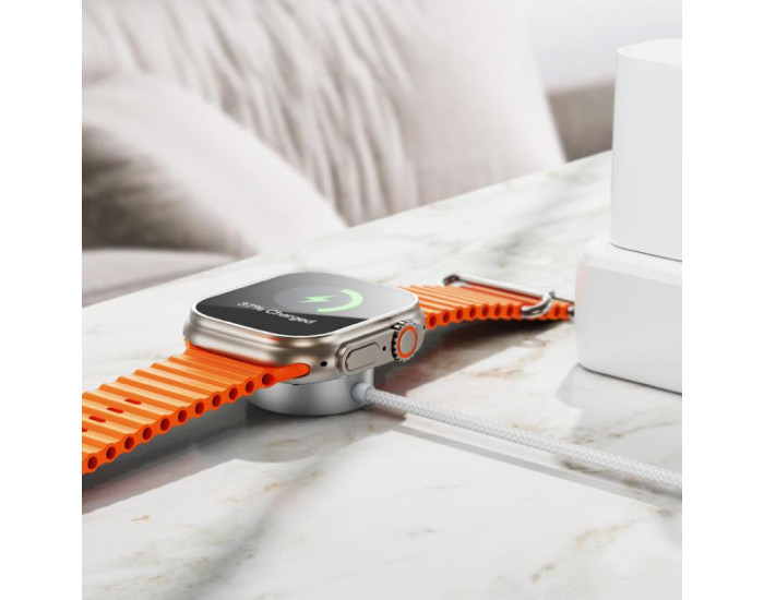 Бездротова зарядка Hoco CW59 Wireless Charger Samsung/iWatch (USB-C) White