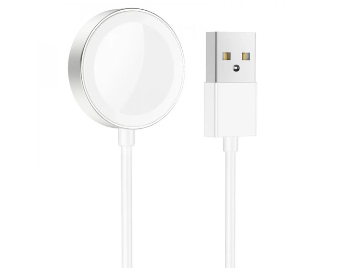 Зарядное устройство Apple Watch Hoco CW39 Wireless Charger iWatch (USB/5V/0,35A/1-8S) White