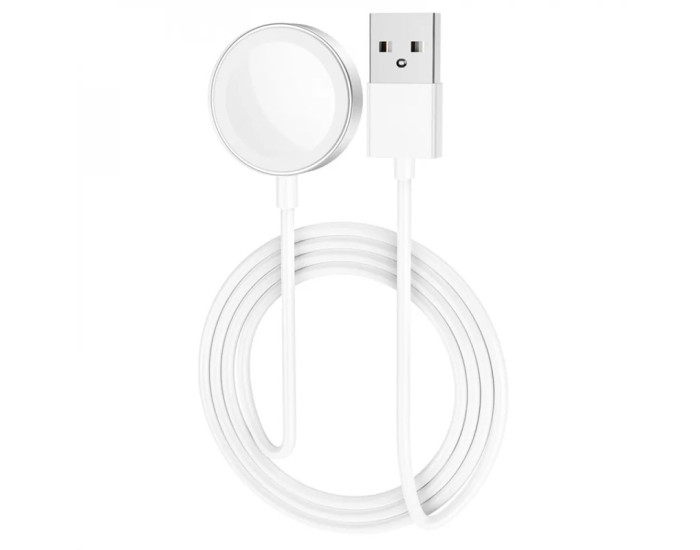 Зарядное устройство Apple Watch Hoco CW39 Wireless Charger iWatch (USB/5V/0,35A/1-8S) White