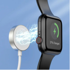 Зарядное устройство Apple Watch Hoco CW39 Wireless Charger iWatch (USB/5V/0,35A/1-8S) White