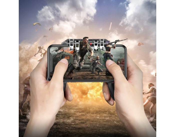 Геймпад для телефона Hoco GM7 Eagle six finger game controller Black