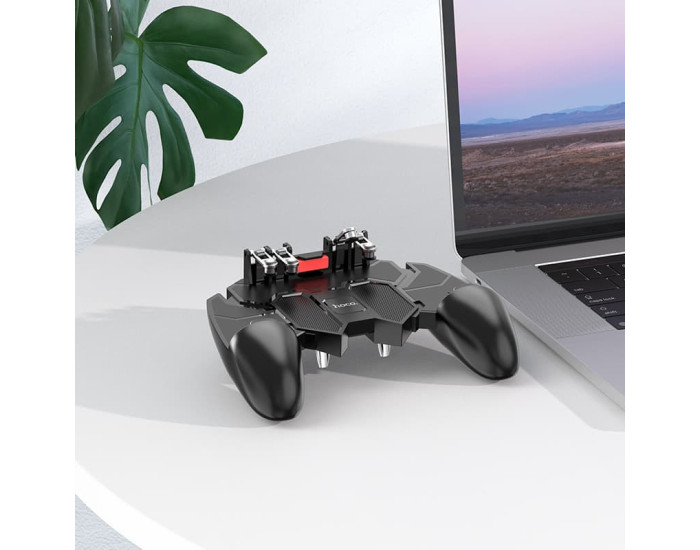 Геймпад для телефона Hoco GM7 Eagle six finger game controller Black