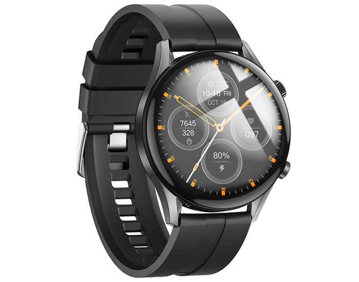 Часы умные, Hoco Smart Watch Y7 Pro (call version), Metal gray