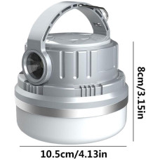 Кемпинговый фонарь аккууляторный AK-004 Solar (Silver)
