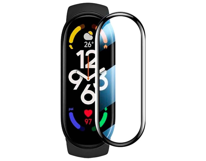 Полімерна плівка 3D Xiaomi Mi Band 7, чорний