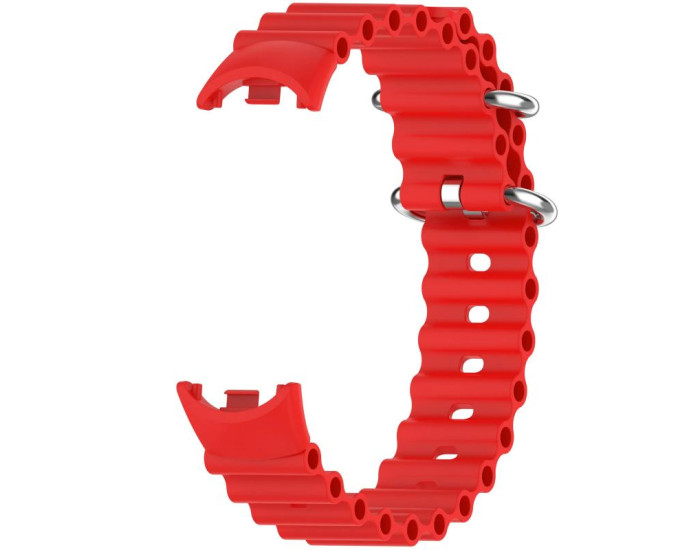 Ремешок Ocean Band Apple Watch 42/44/45/49 mm Red