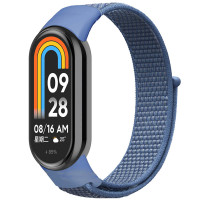 Ремінець Nylon для Xiaomi Mi Band 3/4/5/6 Темно-синій