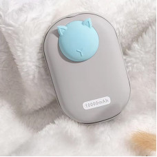 Портативная батарея (Power Bank) (GXZ-N705)  2 in 1 с обогревателем 10000mAh Gray Cat