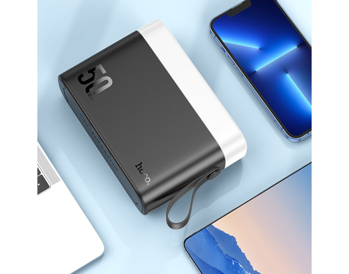 Портативна батарея (Power Bank) Hoco J94A Masterful 22.5W 50 000mAh Black
