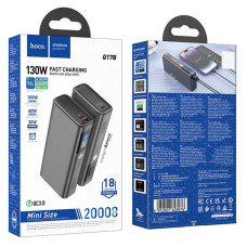 Портативна батарея (Power Bank) Hoco Q17B Electric 130W 20000mAh Grey