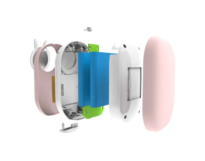 Портативна батарея (Power Bank) (GXZ-N705) 2 in 1 з обігрівачем 10000mAh Pink Rabbit