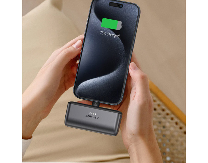 Портативна батарея (Power Bank) Acefast M9 PD20W 5000mAh, чорна