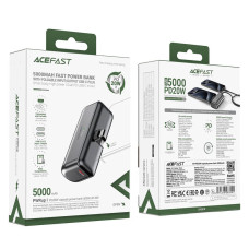 Портативная батарея (Power Bank) Acefast M9 PD20W 5000mAh, черная