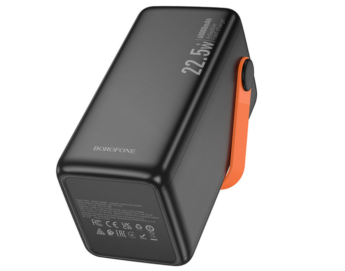 Портативна батарея Borofone BJ66 Magnifico 40000mAh PD+QC3.0 Black