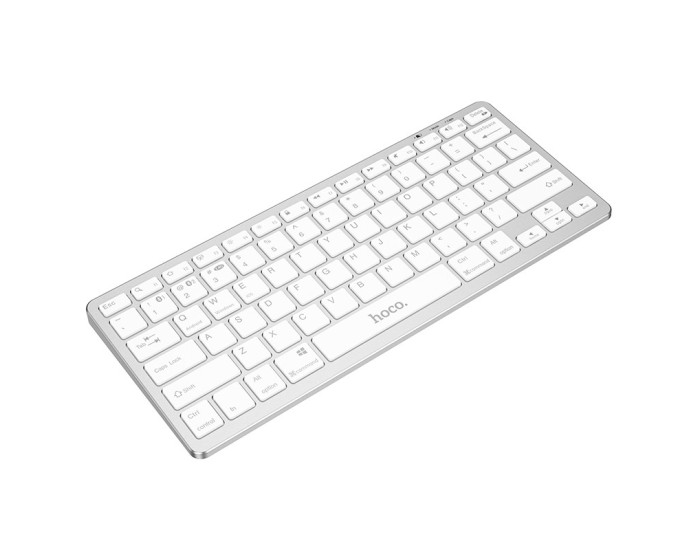 Беспроводная клавиатура Hoco GM32 Wisdom dual-mode, english, Silver