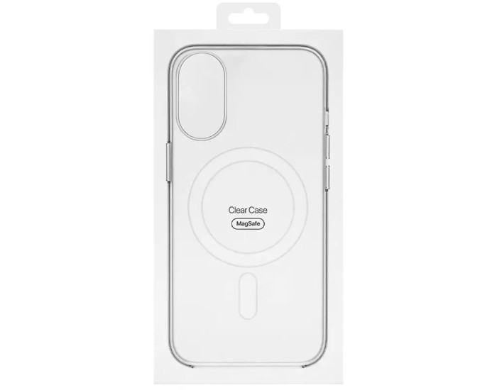 Чехол-силикон CLEAR CASE (PC) MagSafe Apple iPhone 17 Прозрачный