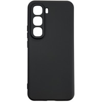 Чохол-силікон GETMAN Liquid Silk Full Camera для Infinix Hot 60 Pro чорний