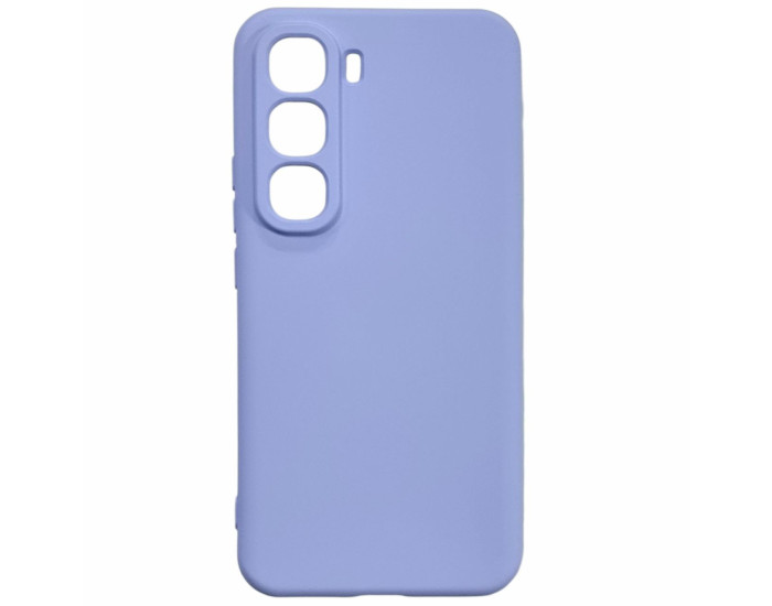 Чехол-силикон GETMAN Liquid Silk Full Camera для Infinix Hot 60i / 60 сиреневый