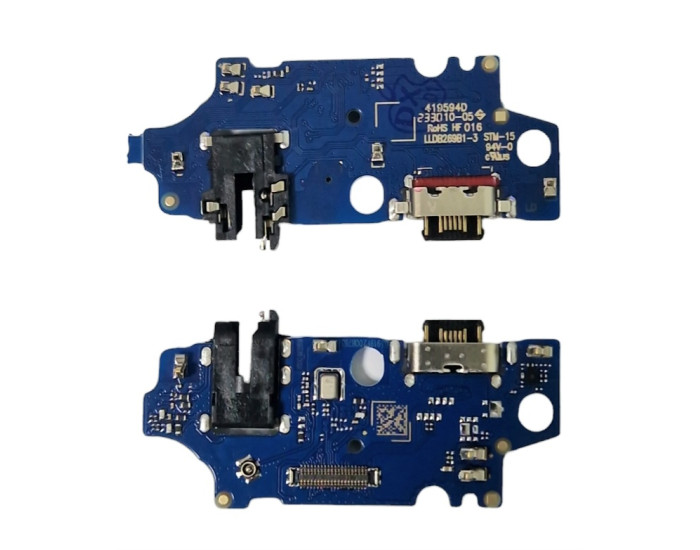 Шлейф для Samsung A05s A057, коннектора зарядки, конектора гарнитуры с микрофоном, High Copy