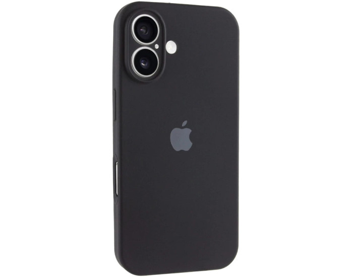 Чехол-силикон оригинал Full Camera Soft Matte iPhone 16, Black