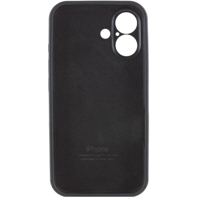 Чехол-силикон оригинал Full Camera Soft Matte iPhone 16 Black