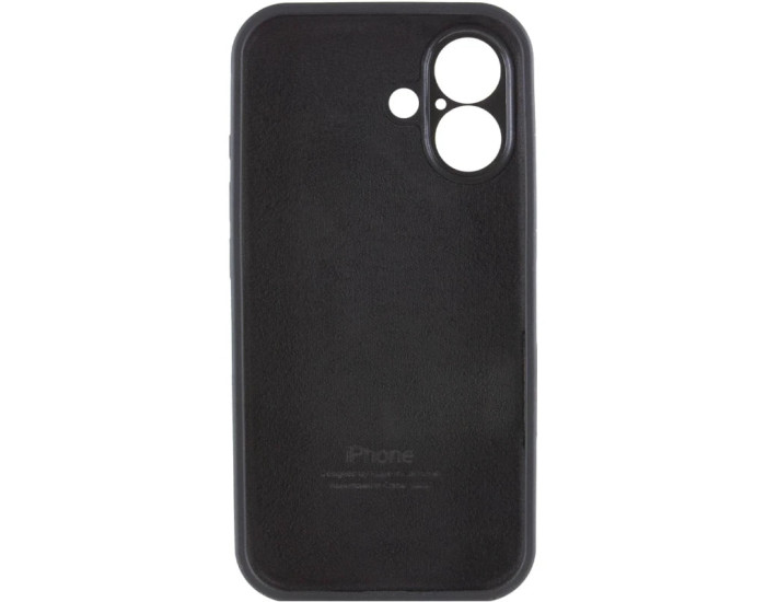 Чехол-силикон оригинал Full Camera Soft Matte iPhone 16, Black