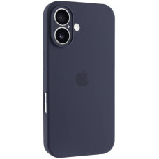 Чохол-силікон Case Full Camera Protective (AA) для Apple iPhone 16 (Темно-синій / Midnight blue)