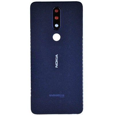 Задняя панель корпуса для Nokia 5.1 Plus, Blue