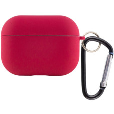 Чохол для AirPods Pro 2 Full Soft Matte Microfiber, червона троянда