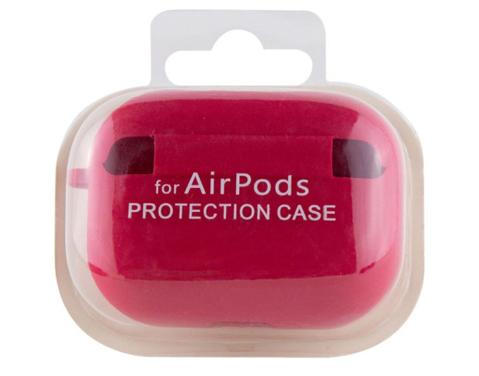 Чохол для AirPods Pro 2 Full Soft Matte Microfiber, червона троянда