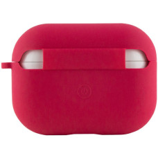 Чохол для AirPods Pro 2 Full Soft Matte Microfiber, червона троянда