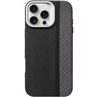 Чехол TPU Pixel Craft With Magsafe iPhone 16 Pro Max, Carbon Line