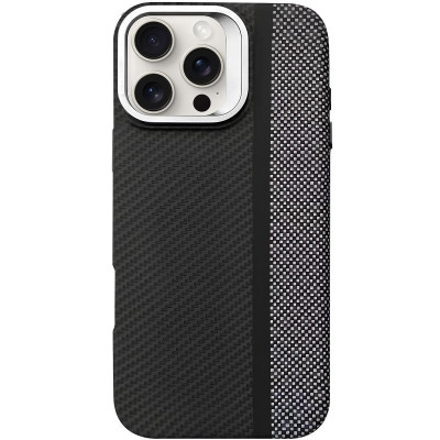 Чехол TPU Pixel Craft With Magsafe iPhone 16 Pro Max, Carbon Line