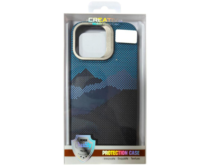 Чехол TPU Pixel Craft With Magsafe iPhone 16 Pro Max, Mountian Blue